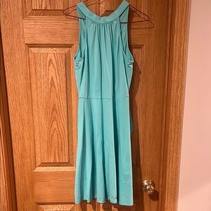 Elegant Sleeveless Teal Dress